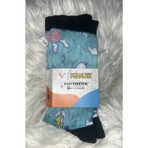 Viasox Peanuts Beagle, Ballet,￼ Easystretch Diabetic Socks Crew Large